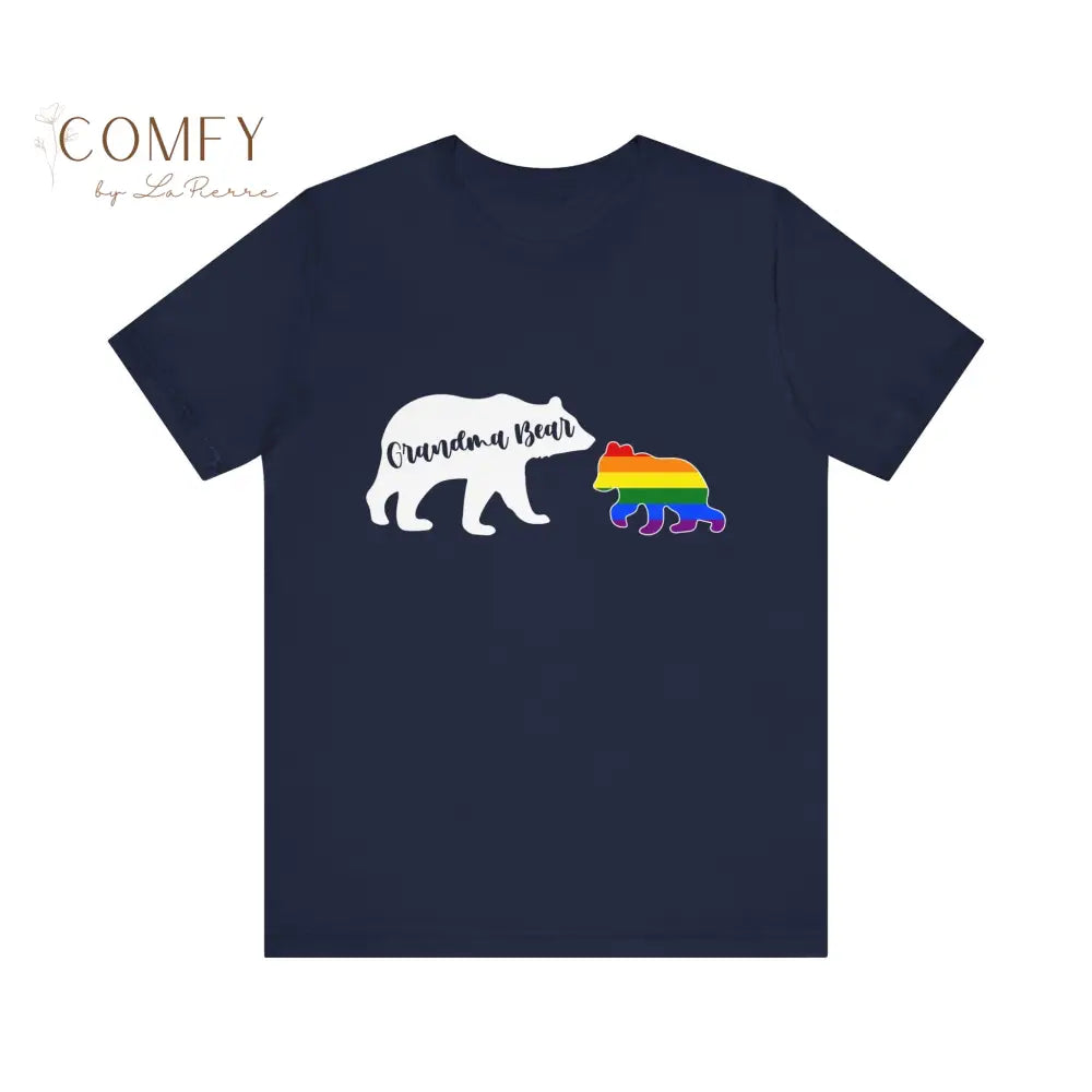 Grandma Bear Pride Shirt • LGBTQ+ Rainbow Grandma Tee • Unisex Jersey Short Sleeve T-Shirt (XS–5XL) T-Shirt