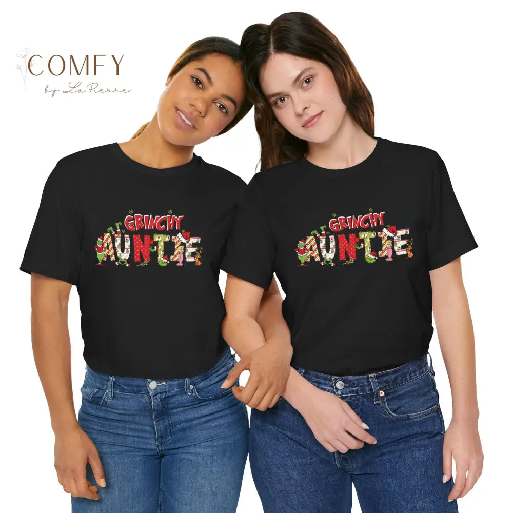 Green Guy Auntie shirt - Unisex Jersey Short Sleeve Tee (XS-5XL) Black / XS T-Shirt