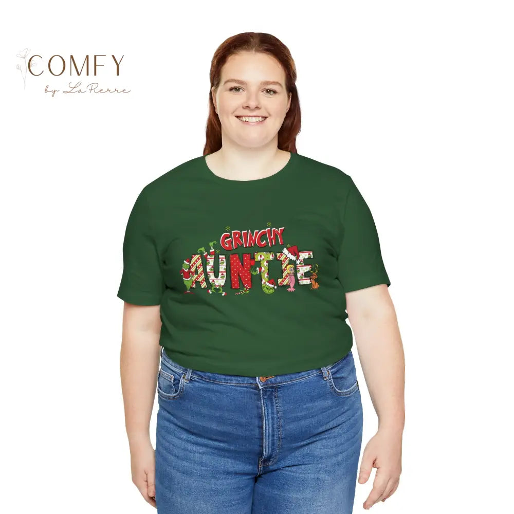 Green Guy Auntie shirt - Unisex Jersey Short Sleeve Tee (XS-5XL) Evergreen / XS T-Shirt