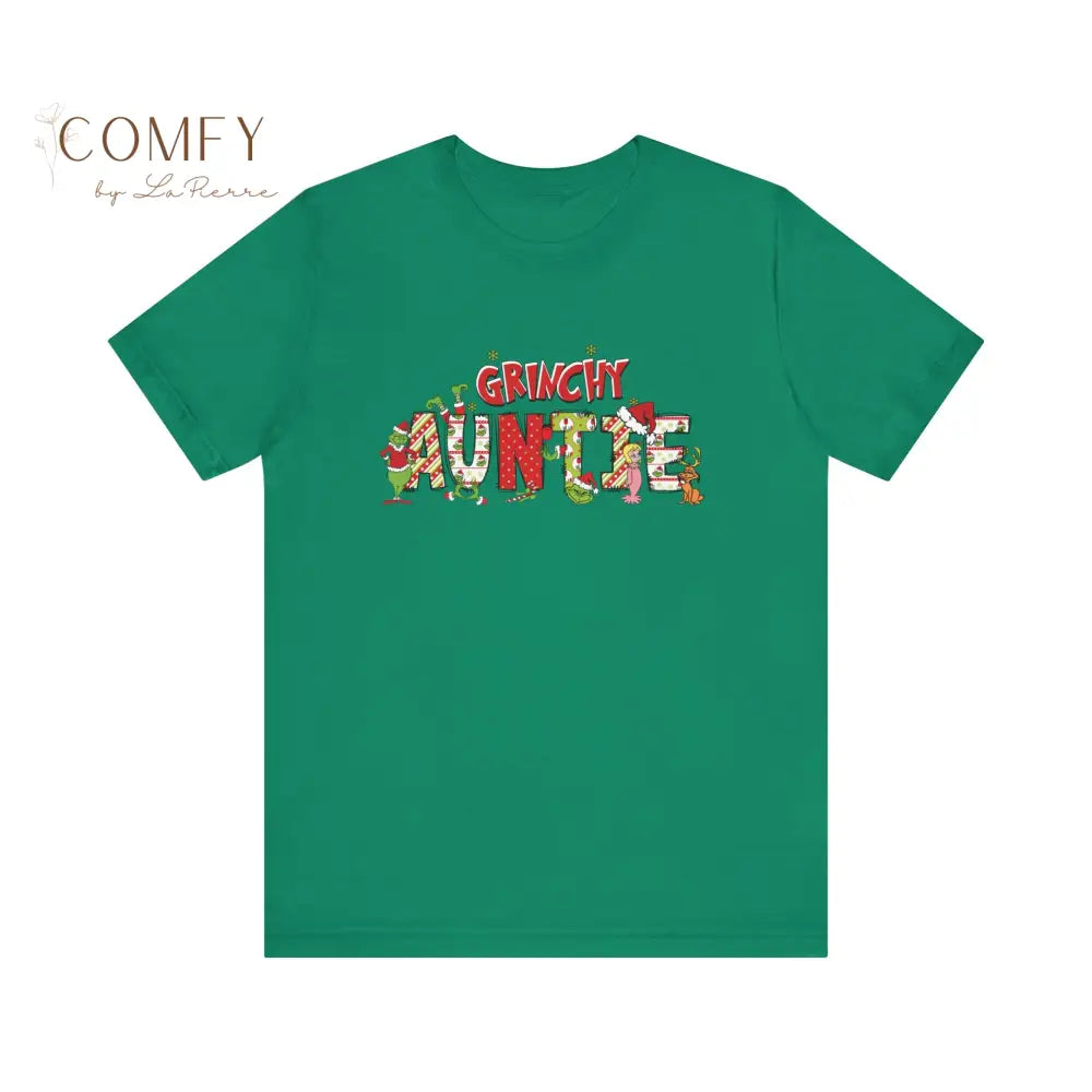 Green Guy Auntie shirt - Unisex Jersey Short Sleeve Tee (XS-5XL) Kelly / XS T-Shirt
