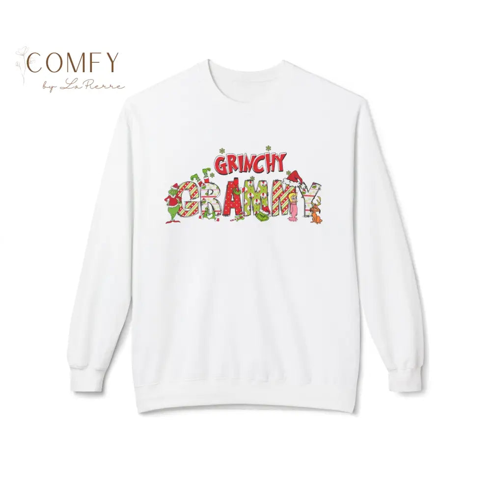 Grinchy Grammy Christmas - Unisex Softstyle Crewneck Sweatshirt (S-4XL) Sweatshirt