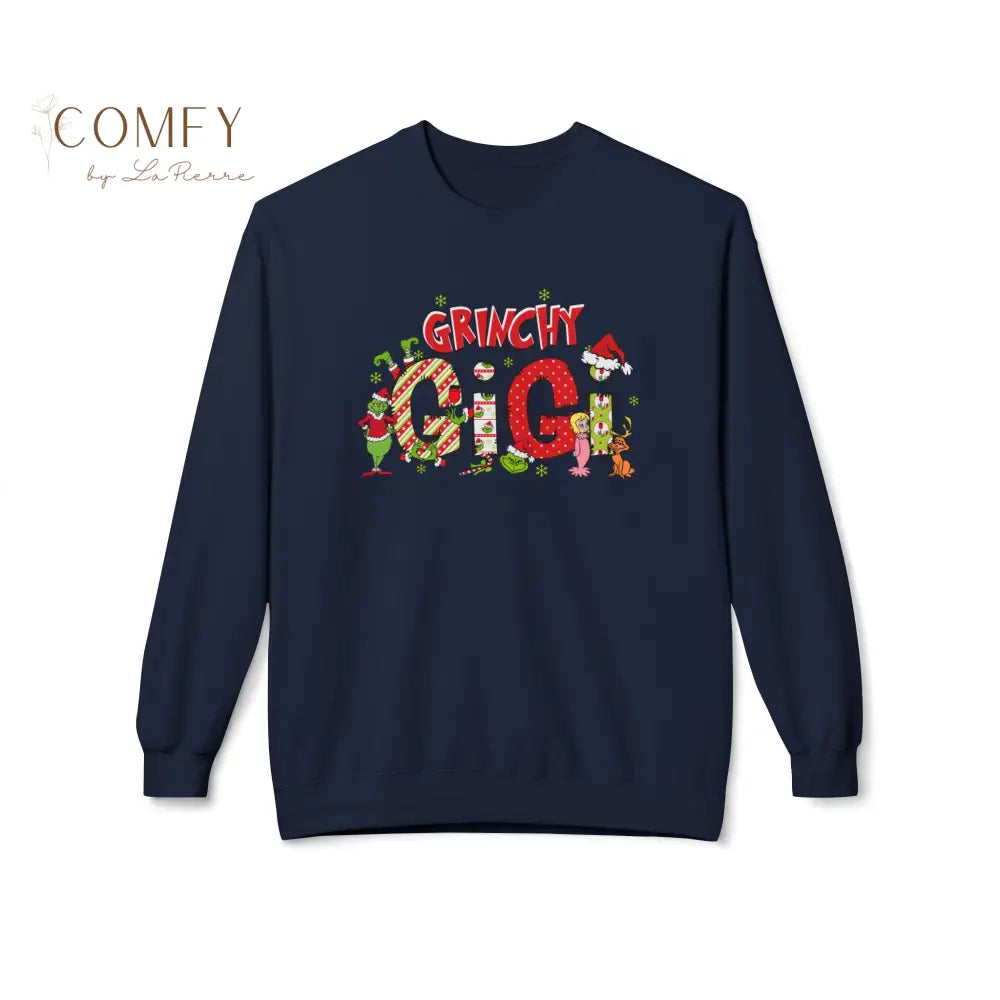 Grouchy Green Gigi Christmas Sweatshirt • Funny Holiday Grandma Crewneck • Festive Gigi Christmas Pullover • Unisex