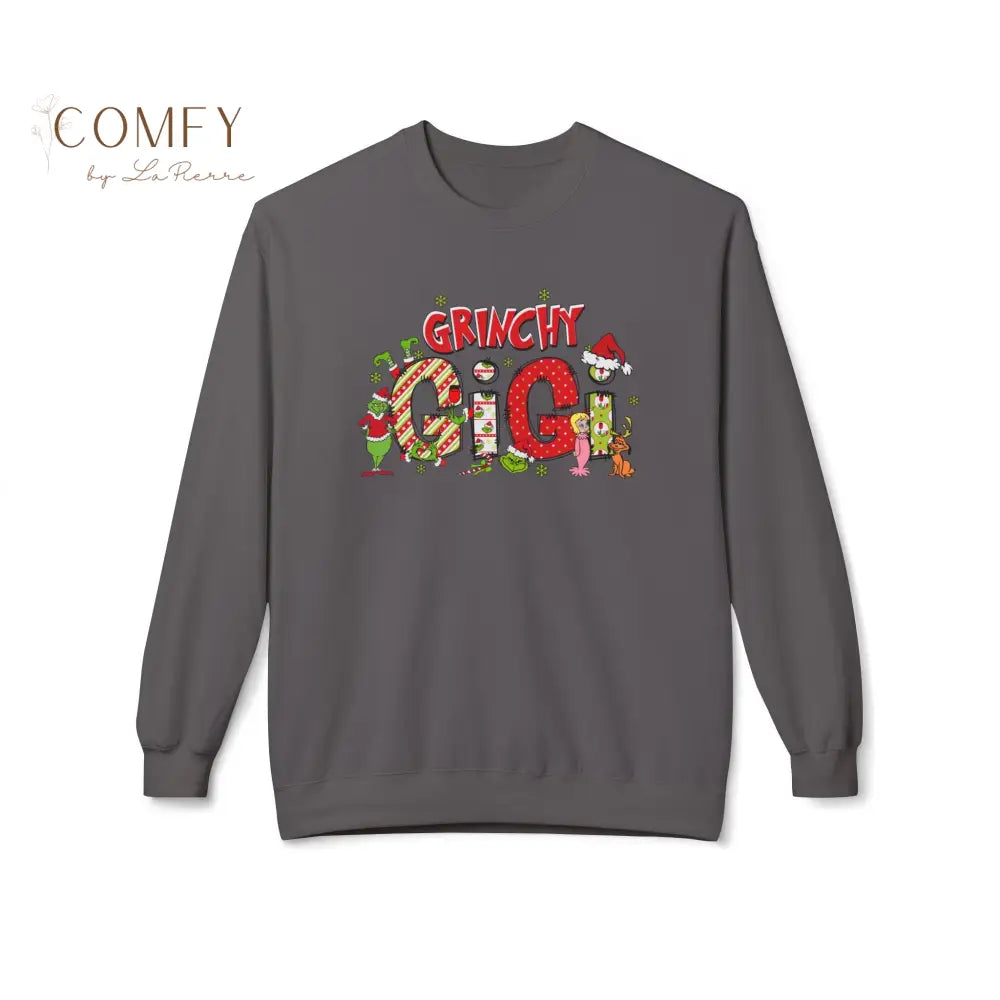 Grouchy Green Gigi Christmas Sweatshirt • Funny Holiday Grandma Crewneck • Festive Gigi Christmas Pullover • Unisex