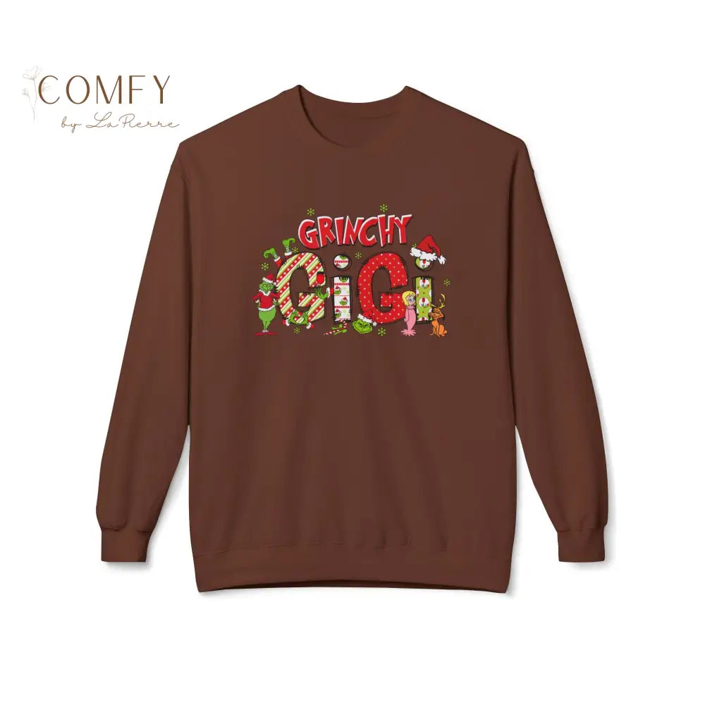 Grouchy Green Gigi Christmas Sweatshirt • Funny Holiday Grandma Crewneck • Festive Gigi Christmas Pullover • Unisex