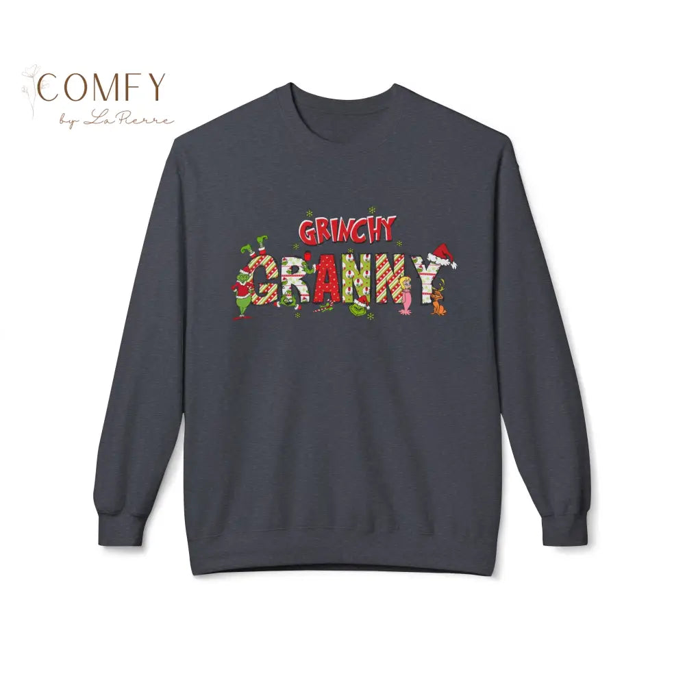 Grouchy Green Granny Christmas Sweatshirt • Funny Holiday Grandma Crewneck • Festive Granny Christmas Pullover • Unisex
