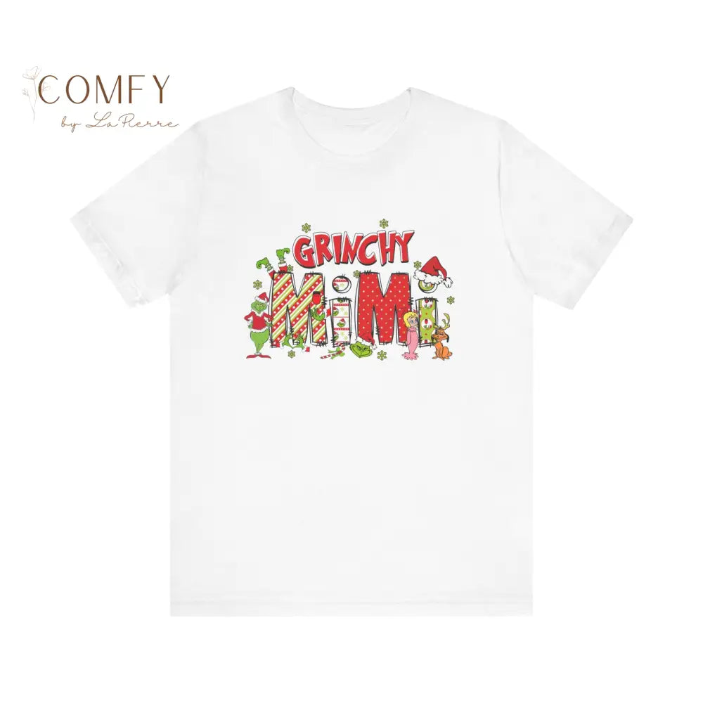 Grouchy Green Mimi Christmas Shirt • Funny Holiday Grandma Tee • Festive Mimi Christmas Graphic T-Shirt • Unisex Jersey
