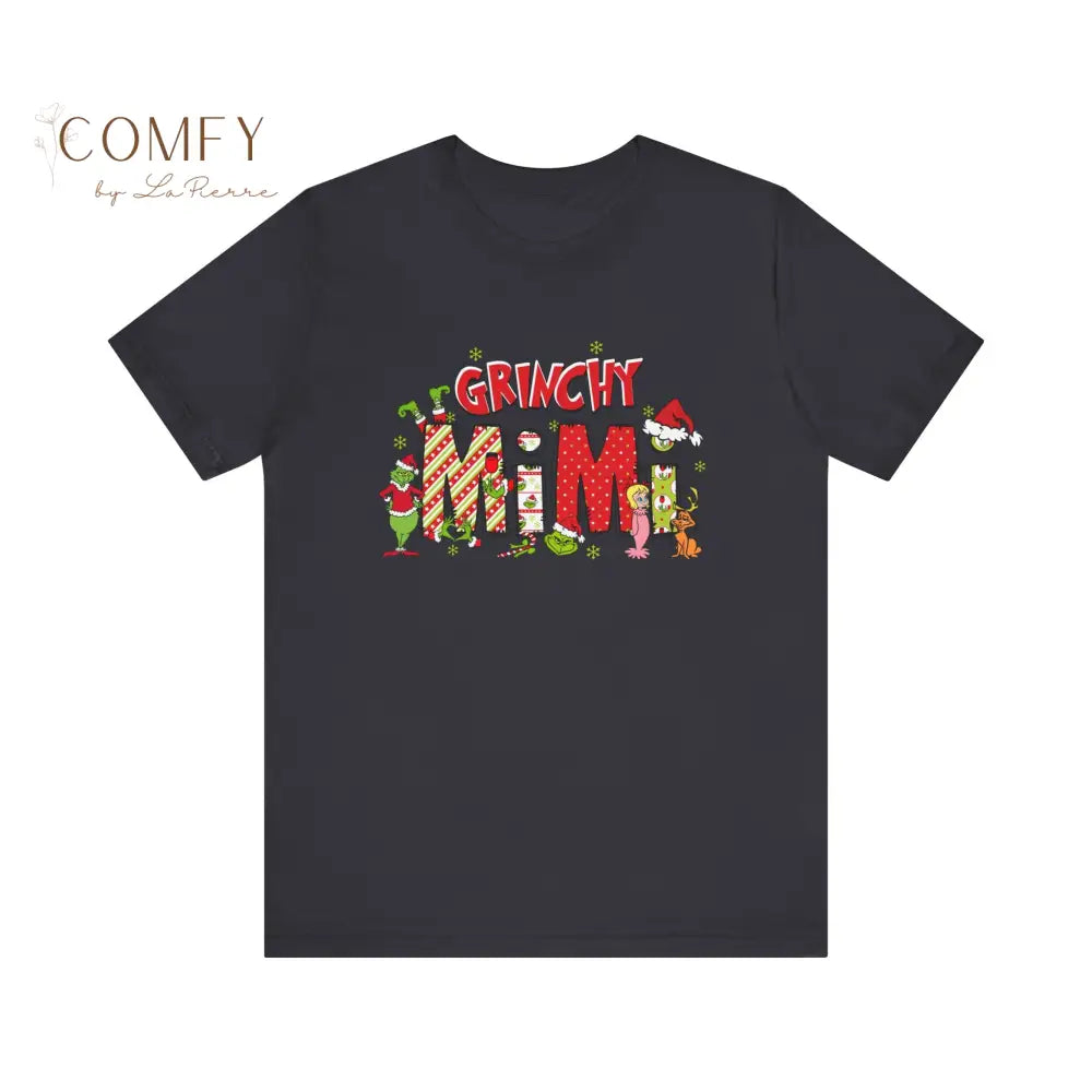 Grouchy Green Mimi Christmas Shirt • Funny Holiday Grandma Tee • Festive Mimi Christmas Graphic T-Shirt • Unisex Jersey