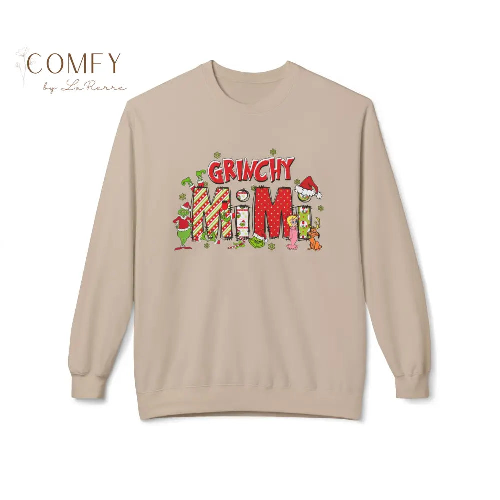 Grouchy Green Mimi Christmas Sweatshirt • Funny Holiday Grandma Crewneck • Festive Mimi Christmas Pullover • Unisex