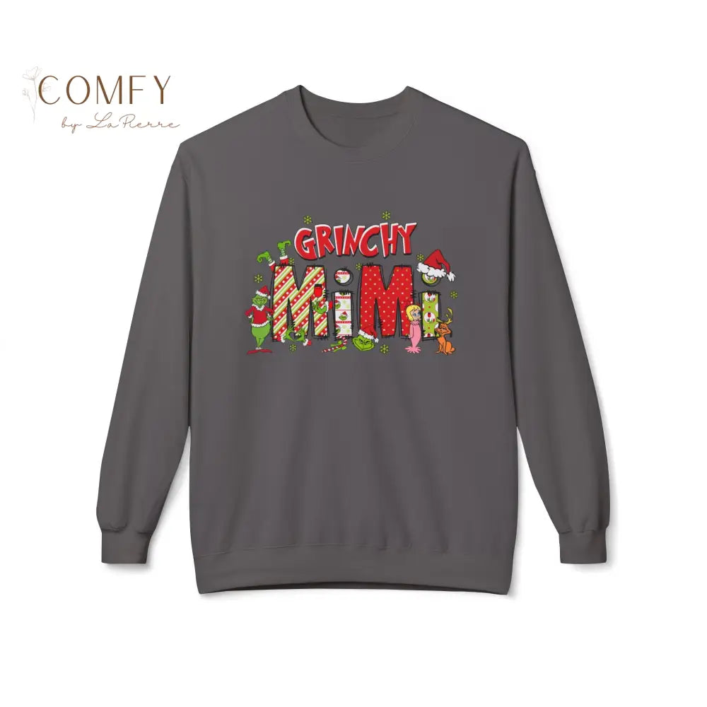 Grouchy Green Mimi Christmas Sweatshirt • Funny Holiday Grandma Crewneck • Festive Mimi Christmas Pullover • Unisex