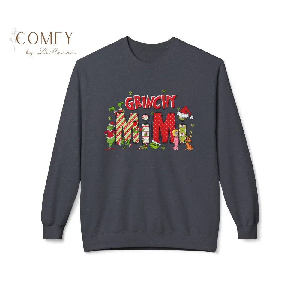 Grouchy Green Mimi Christmas Sweatshirt • Funny Holiday Grandma Crewneck • Festive Mimi Christmas Pullover • Unisex