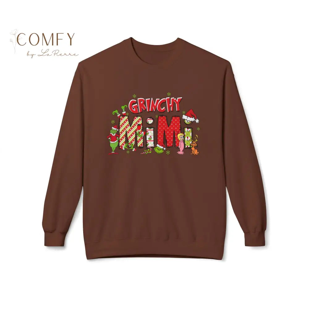 Grouchy Green Mimi Christmas Sweatshirt • Funny Holiday Grandma Crewneck • Festive Mimi Christmas Pullover • Unisex