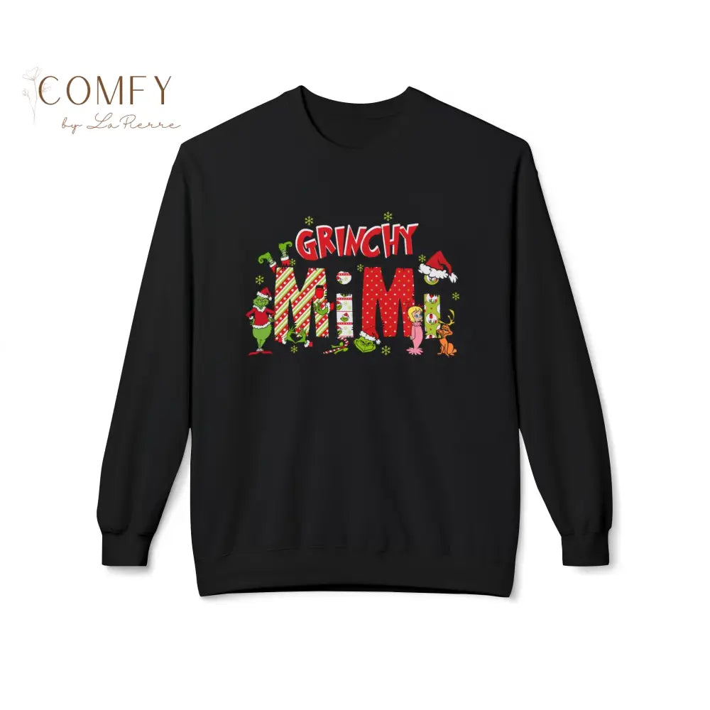 Grouchy Green Mimi Christmas Sweatshirt • Funny Holiday Grandma Crewneck • Festive Mimi Christmas Pullover • Unisex
