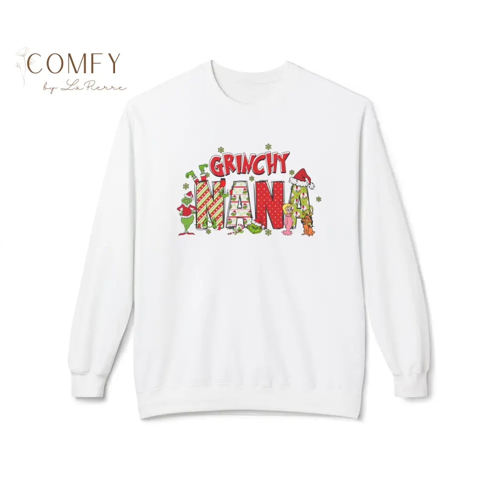 Grouchy Green Nana Christmas Sweatshirt • Funny Holiday Grandma Crewneck • Festive Nana Christmas Pullover • Unisex