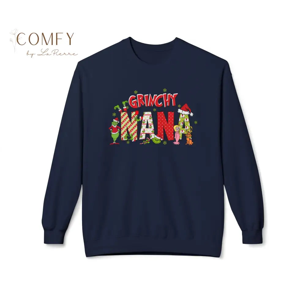 Grouchy Green Nana Christmas Sweatshirt • Funny Holiday Grandma Crewneck • Festive Nana Christmas Pullover • Unisex