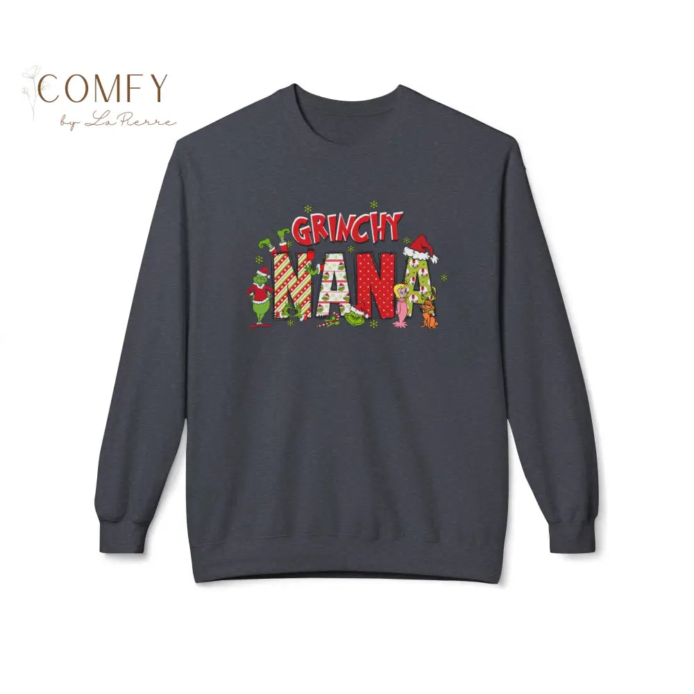 Grouchy Green Nana Christmas Sweatshirt • Funny Holiday Grandma Crewneck • Festive Nana Christmas Pullover • Unisex