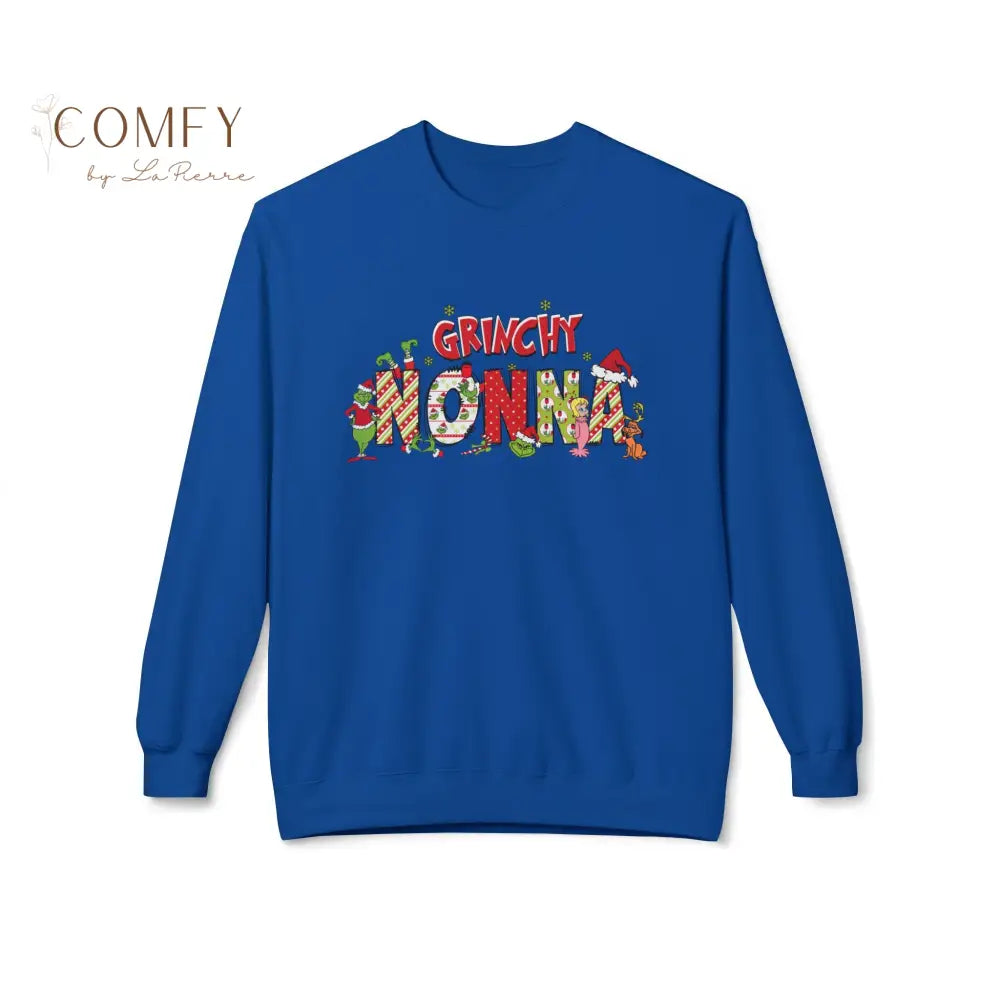 Grouchy Green Nonna Christmas Sweatshirt • Funny Holiday Grandma Crewneck • Festive Nonna Christmas Pullover • Unisex