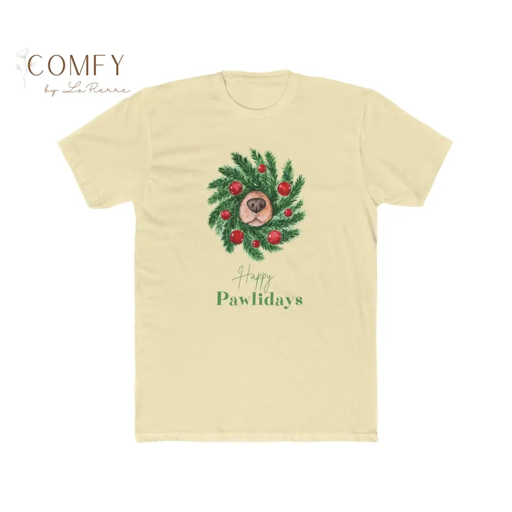 Happy Pawlidays Dog Snoot Shirt • Cute Christmas Dog Lover Tee • Festive Pet Holiday Graphic T-Shirt • Unisex Ultra