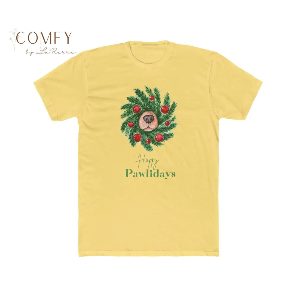 Happy Pawlidays Dog Snoot Shirt • Cute Christmas Dog Lover Tee • Festive Pet Holiday Graphic T-Shirt • Unisex Ultra