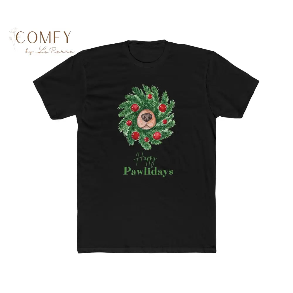 Happy Pawlidays Dog Snoot Shirt • Cute Christmas Dog Lover Tee • Festive Pet Holiday Graphic T-Shirt • Unisex Ultra