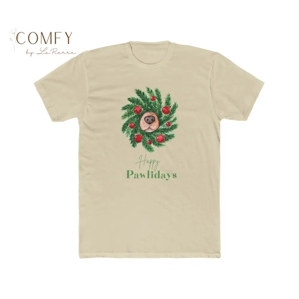 Happy Pawlidays Dog Snoot Shirt • Cute Christmas Dog Lover Tee • Festive Pet Holiday Graphic T-Shirt • Unisex Ultra