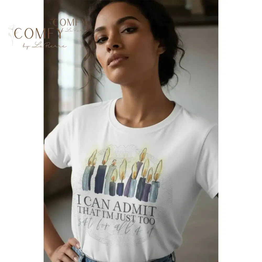 “I Can Admit It I’m Just Too Soft’ Aesthetic Quote Tee • Soft Girl Era Shirt • Unisex Jersey T-Shirt (S–3XL) T-Shirt
