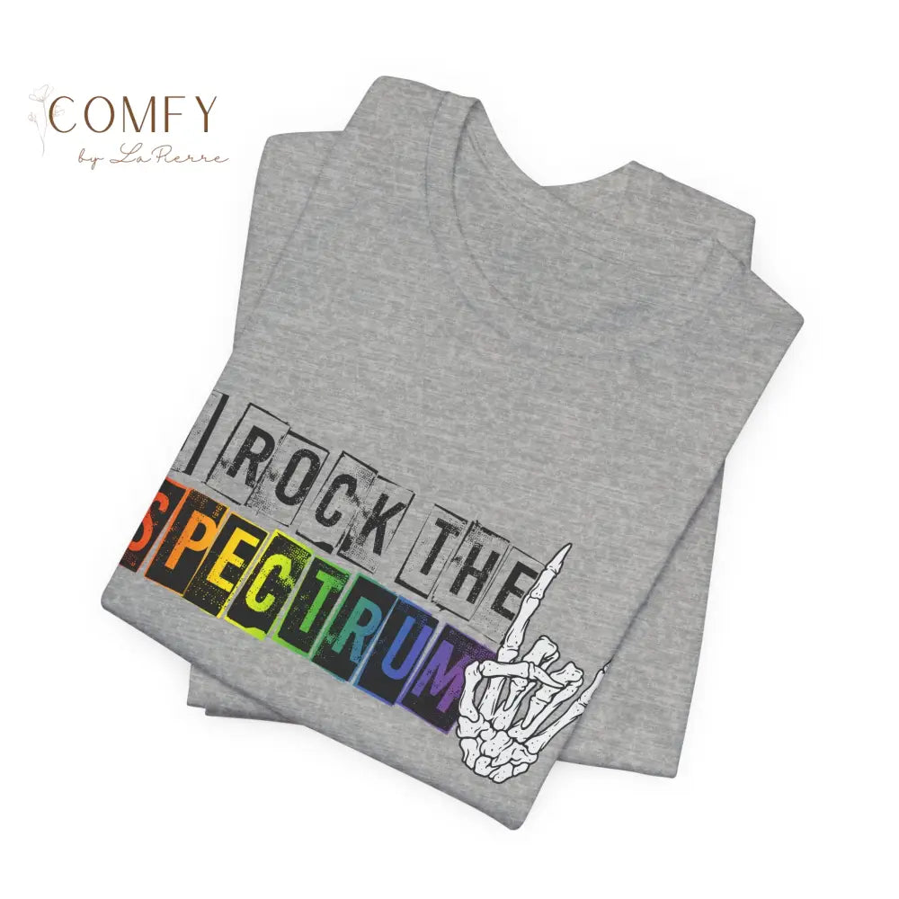 I Rock the Spectrum - Unisex Jersey Short Sleeve Tee (XS-5XL) T-Shirt