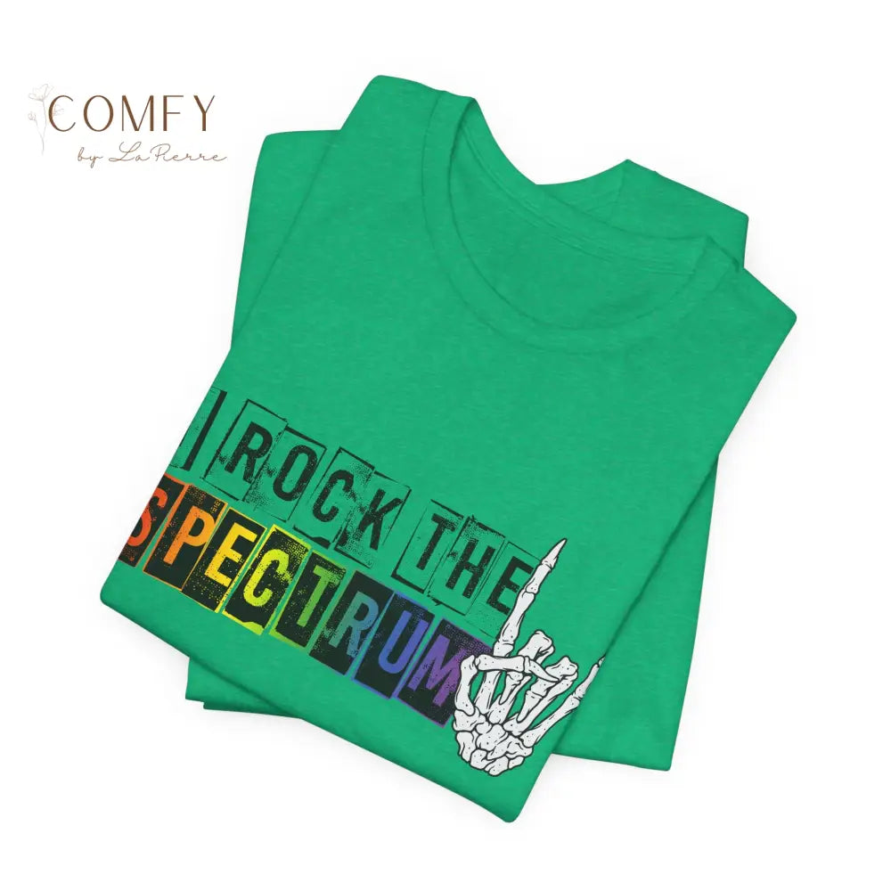 I Rock the Spectrum - Unisex Jersey Short Sleeve Tee (XS-5XL) T-Shirt