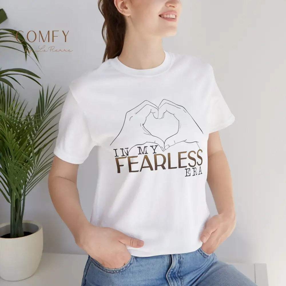 ’In My Fearless Era’ Heart Hands T-Shirt - Unisex Tee (S-3XL) T-Shirt