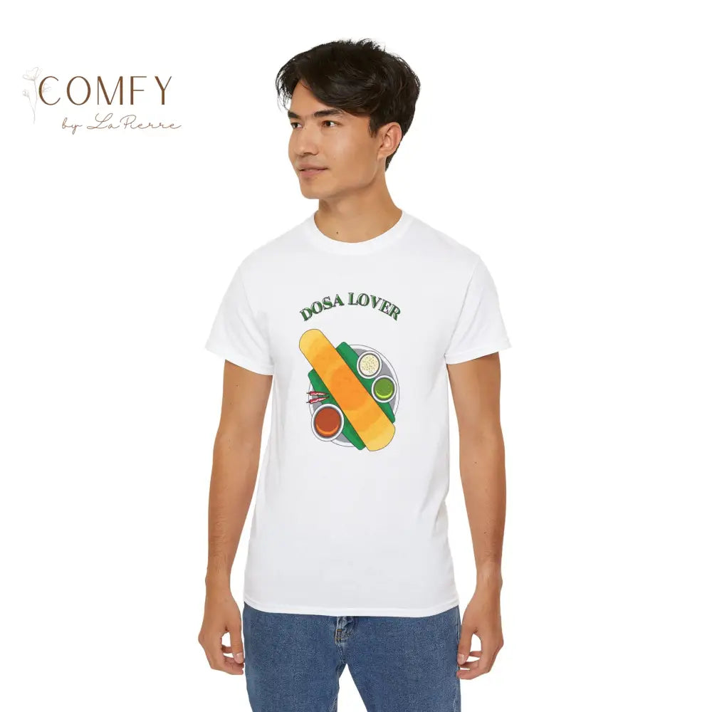 India Street Food Dosa Lover Unisex Ultra Cotton Tee (XS-5XL) T-Shirt