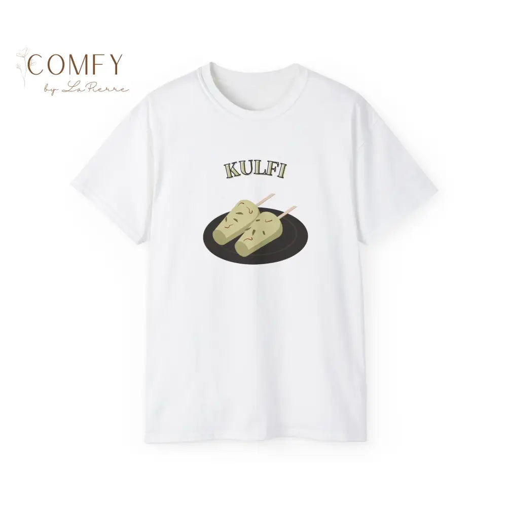 India street food Kulfi Indian Ice Cream shirt Unisex Ultra Cotton Tee White / S T-Shirt