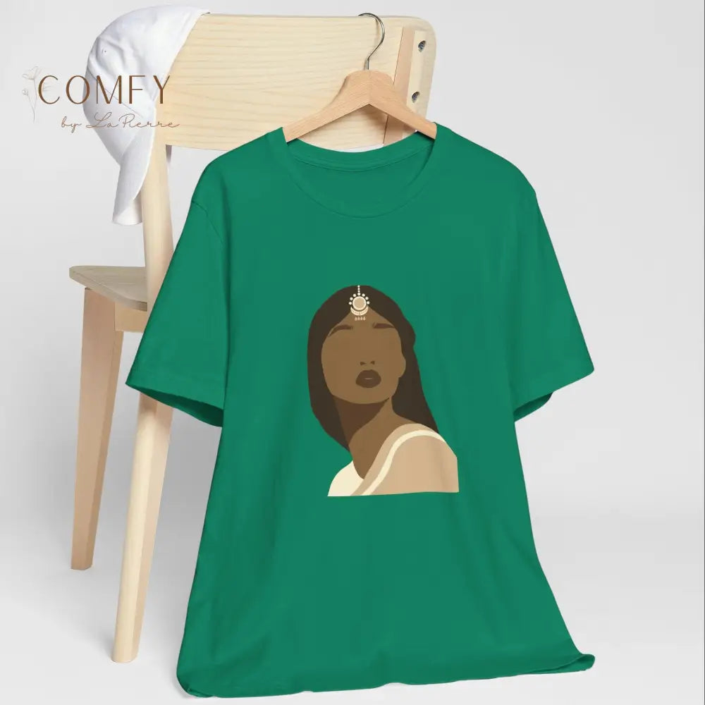 Indian Desi Woman Indian Culture soft Unisex Short Sleeve Tee (XS-4XL) T-Shirt