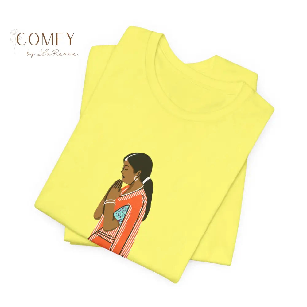 Indian Namaste soft Unisex Short Sleeve Tee T-Shirt