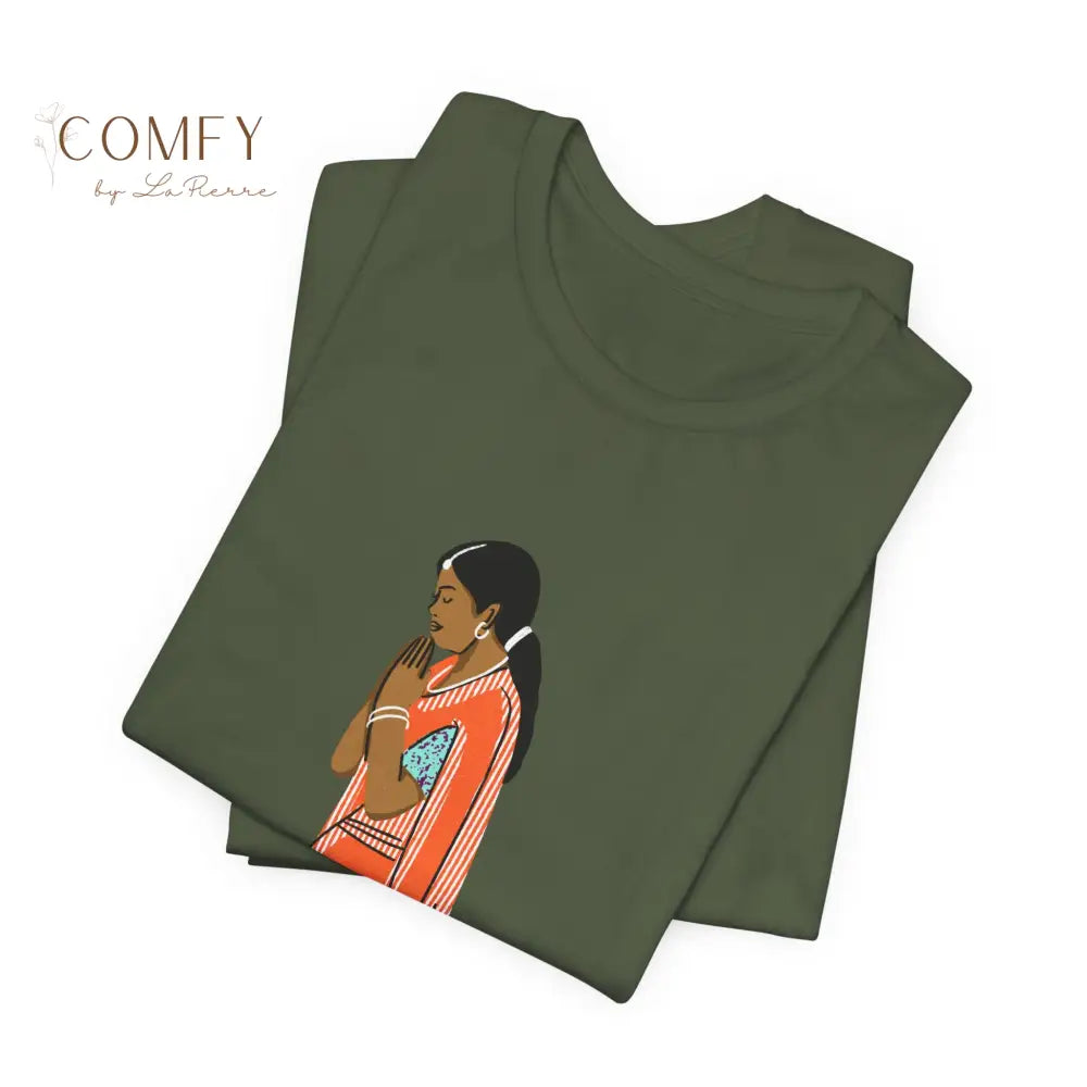 Indian Namaste soft Unisex Short Sleeve Tee T-Shirt