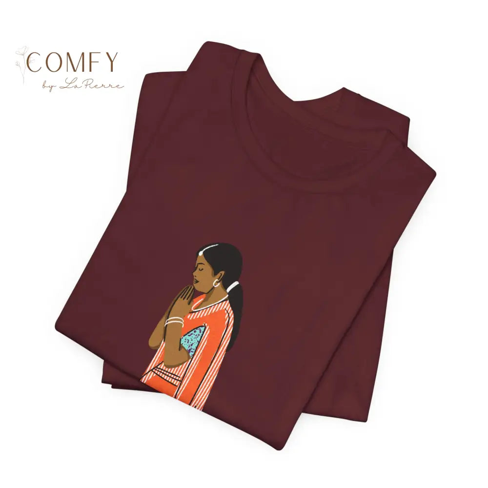 Indian Namaste soft Unisex Short Sleeve Tee T-Shirt