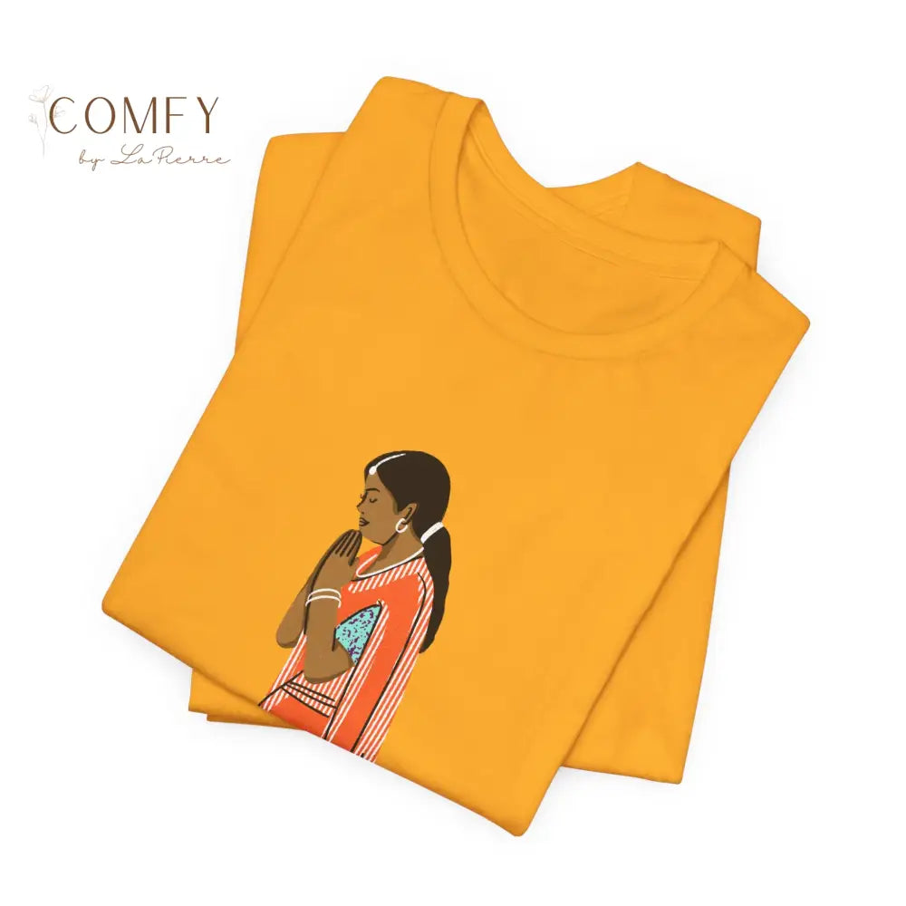 Indian Namaste soft Unisex Short Sleeve Tee T-Shirt