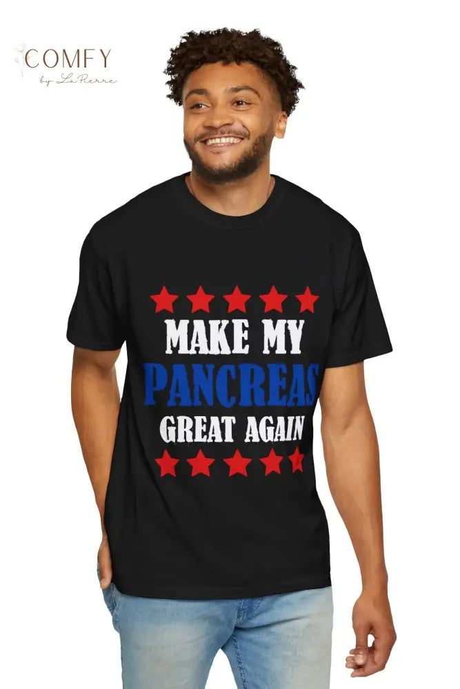 Make My Pancreas Great Again Shirt • Funny Pancreas Tee • Diabetic Humor T-Shirt • Chronic Illness Awareness Shirt