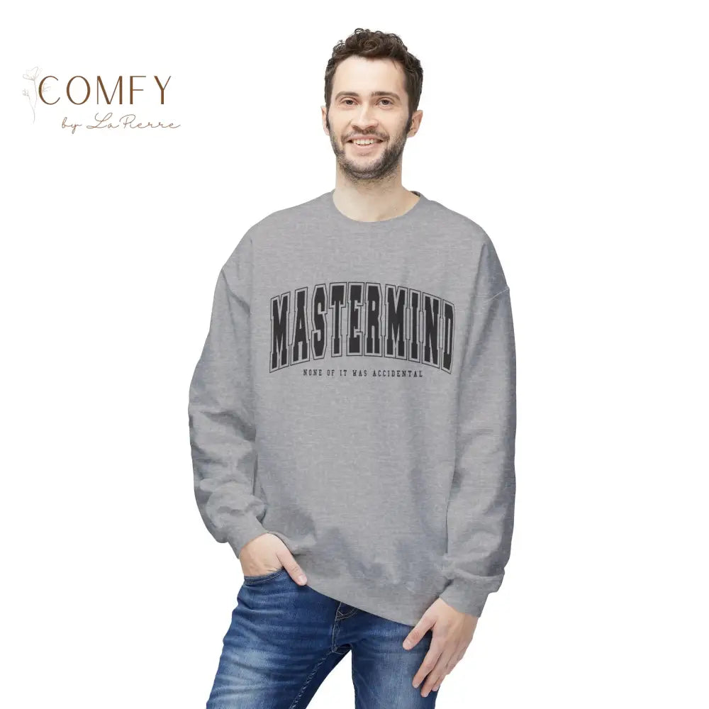 Mastermind Energy Crewneck Sweatshirt • Unisex Softstyle Crewneck Sweatshirt (S-4XL) Sport Grey / S Sweatshirt