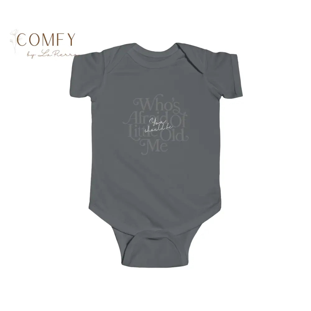 Mini Music Star Baby Onesie • Cute Pop-Inspired Infant Bodysuit • “Who’s Afraid of Little Old Me?” Baby Outfit • Baby
