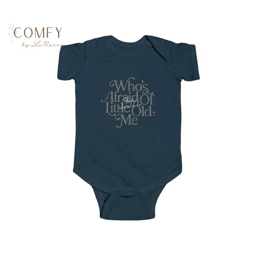 Mini Music Star Baby Onesie • Cute Pop-Inspired Infant Bodysuit • “Who’s Afraid of Little Old Me?” Baby Outfit • Baby