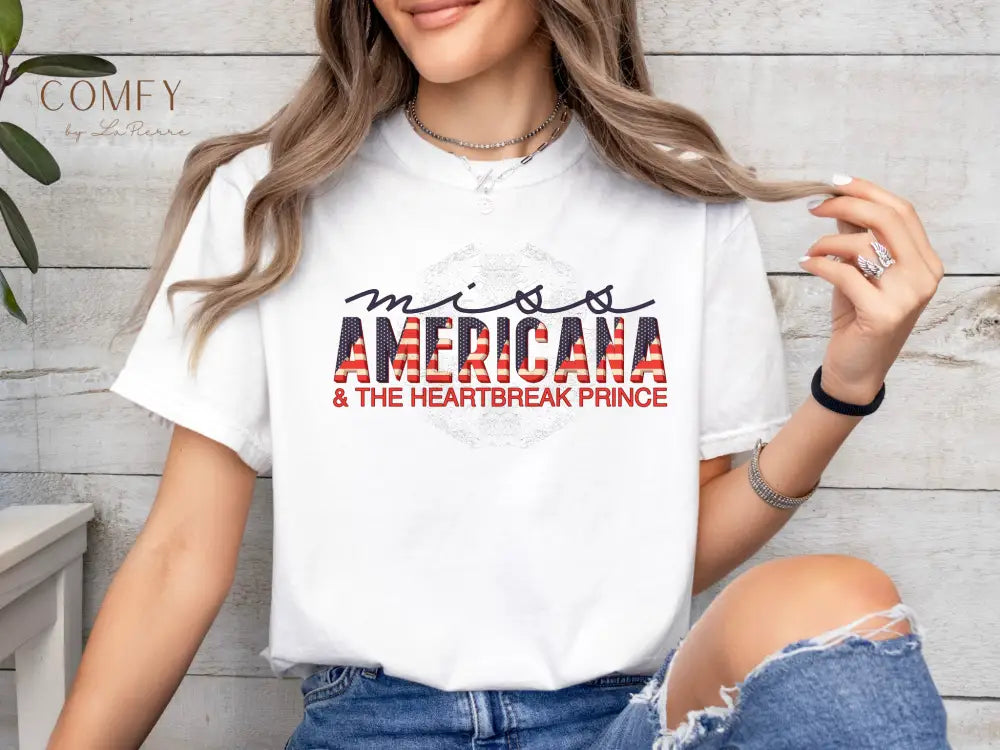 Miss Americana shirt - American Sweetheart Tee • USA Retro Aesthetic Shirt • Unisex Jersey Short Sleeve T-Shirt (S–3XL)