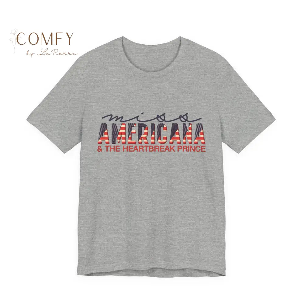 Miss Americana shirt - American Sweetheart Tee • USA Retro Aesthetic Shirt • Unisex Jersey Short Sleeve T-Shirt (S–3XL)