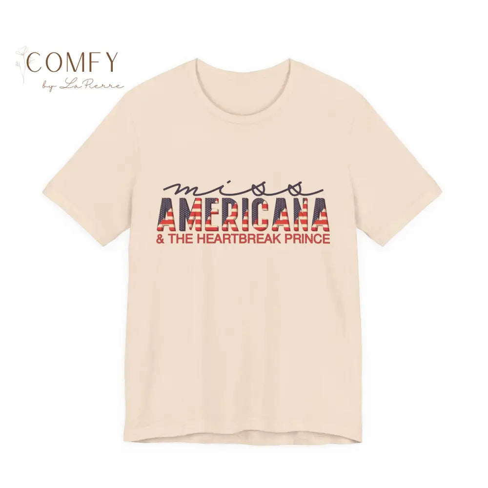 Miss Americana shirt - American Sweetheart Tee • USA Retro Aesthetic Shirt • Unisex Jersey Short Sleeve T-Shirt (S–3XL)