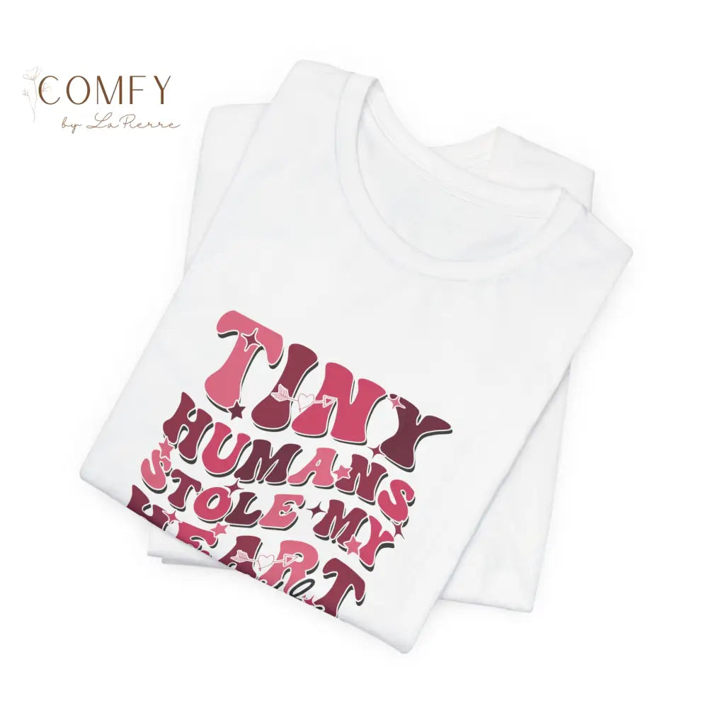 NICU Nurse Tiny Humans Stole My Heart soft Unisex Jersey Short Sleeve Tee (S-3XL) T-Shirt