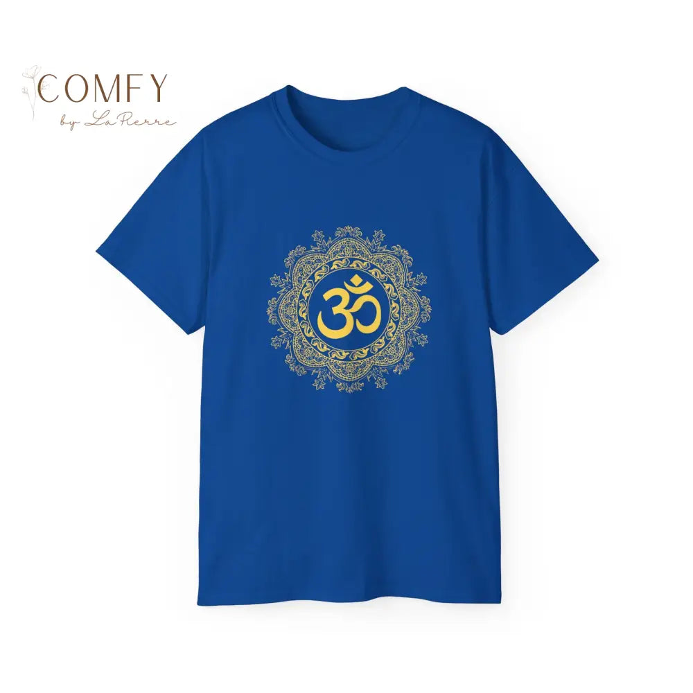 Ohm Om India shirt Unisex Ultra Cotton Tee (S-5XL) Royal / S T-Shirt