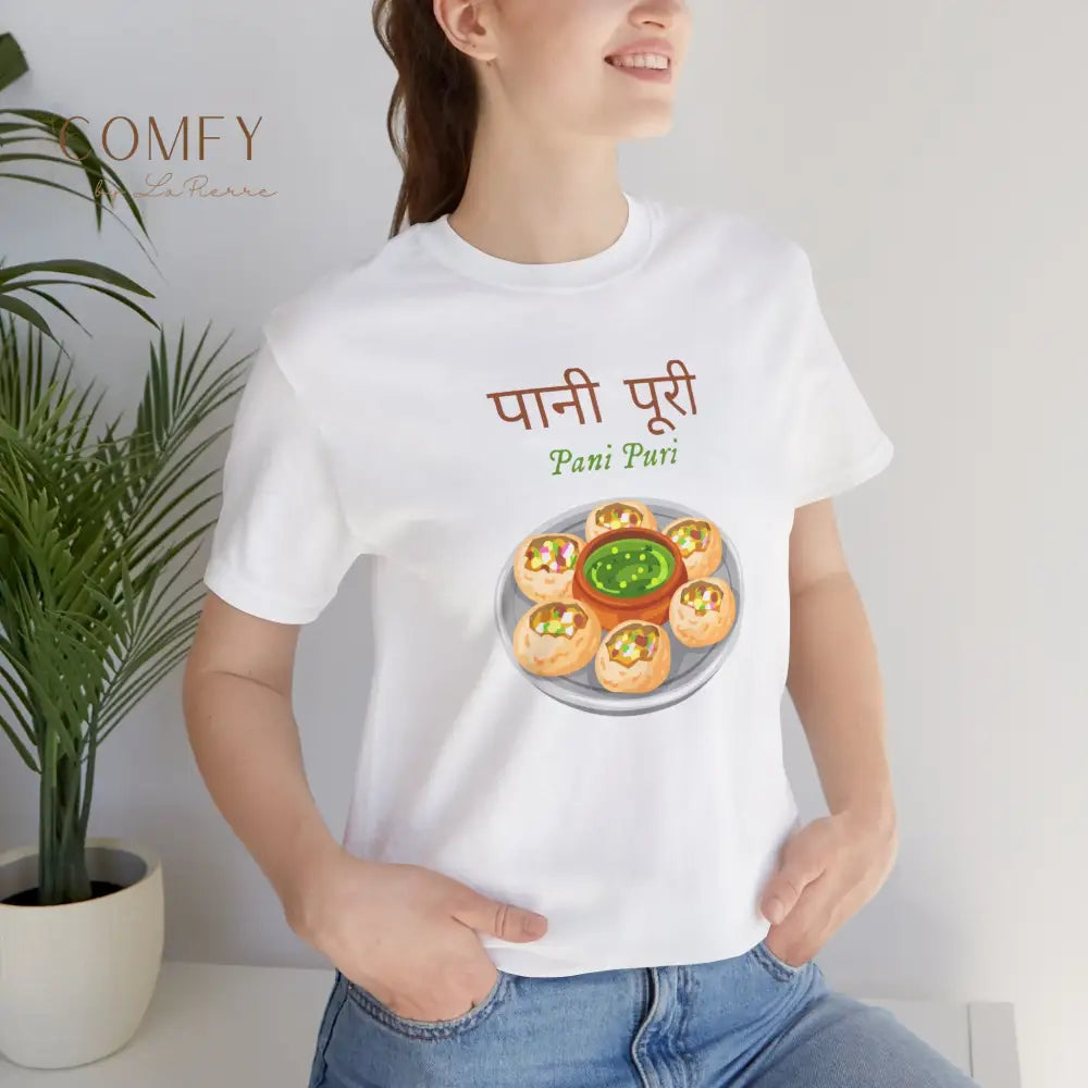 Pani Puri SOFT shirt Indian Street Food Unisex Jersey Short Sleeve Tee (XS-4XL) T-Shirt
