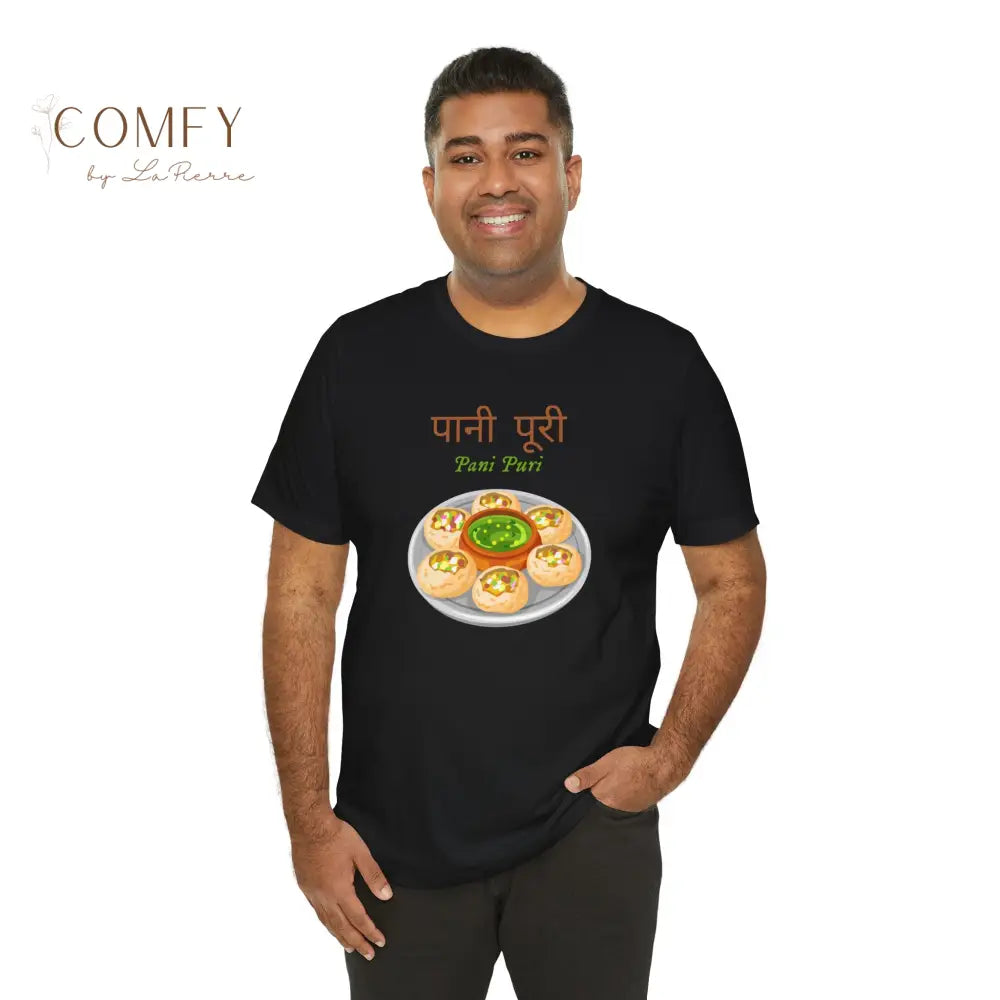 Pani Puri SOFT shirt Indian Street Food Unisex Jersey Short Sleeve Tee (XS-4XL) T-Shirt