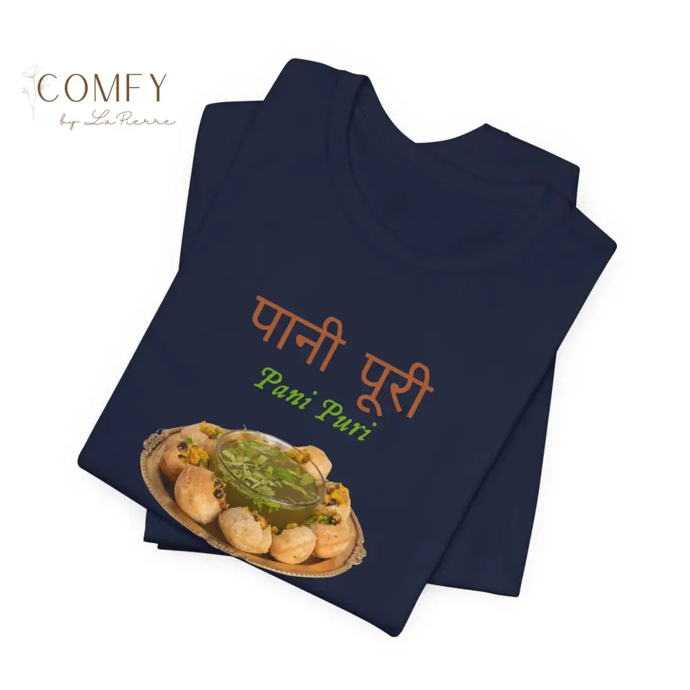 Pani Puri SOFT shirt Indian Street Food Unisex Jersey Short Sleeve Tee (XS-4XL) T-Shirt