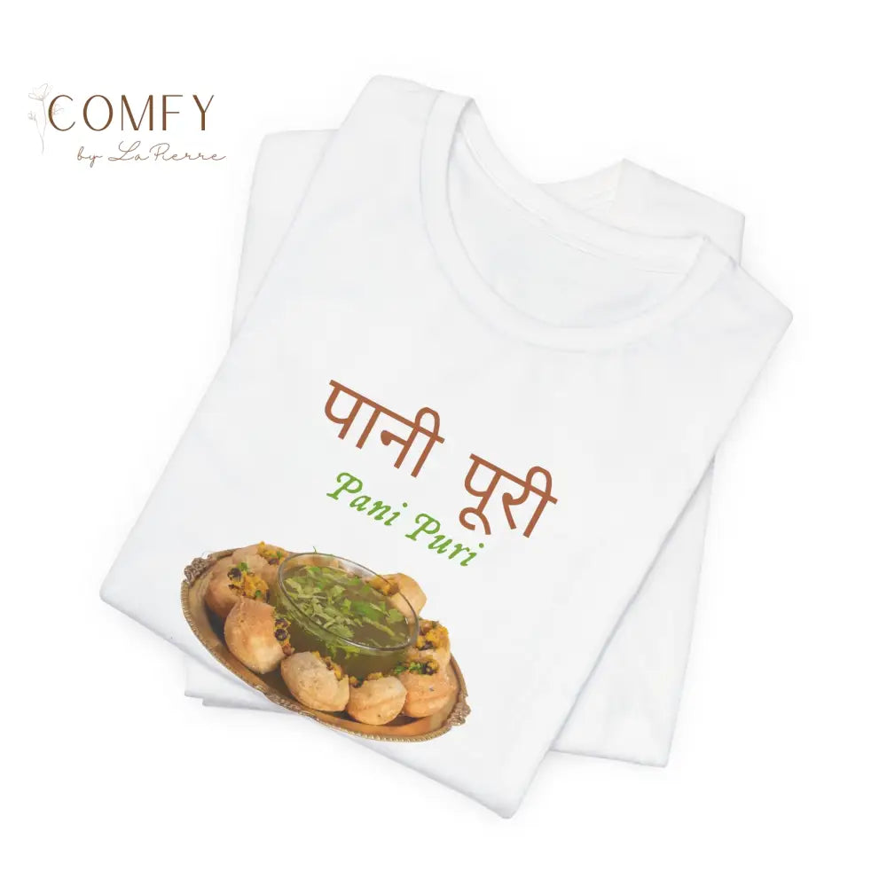 Pani Puri SOFT shirt Indian Street Food Unisex Jersey Short Sleeve Tee (XS-4XL) T-Shirt