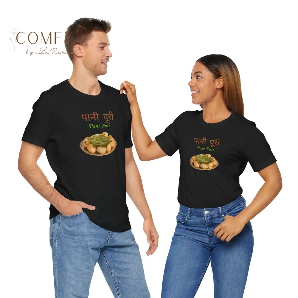 Pani Puri SOFT shirt Indian Street Food Unisex Jersey Short Sleeve Tee (XS-4XL) T-Shirt