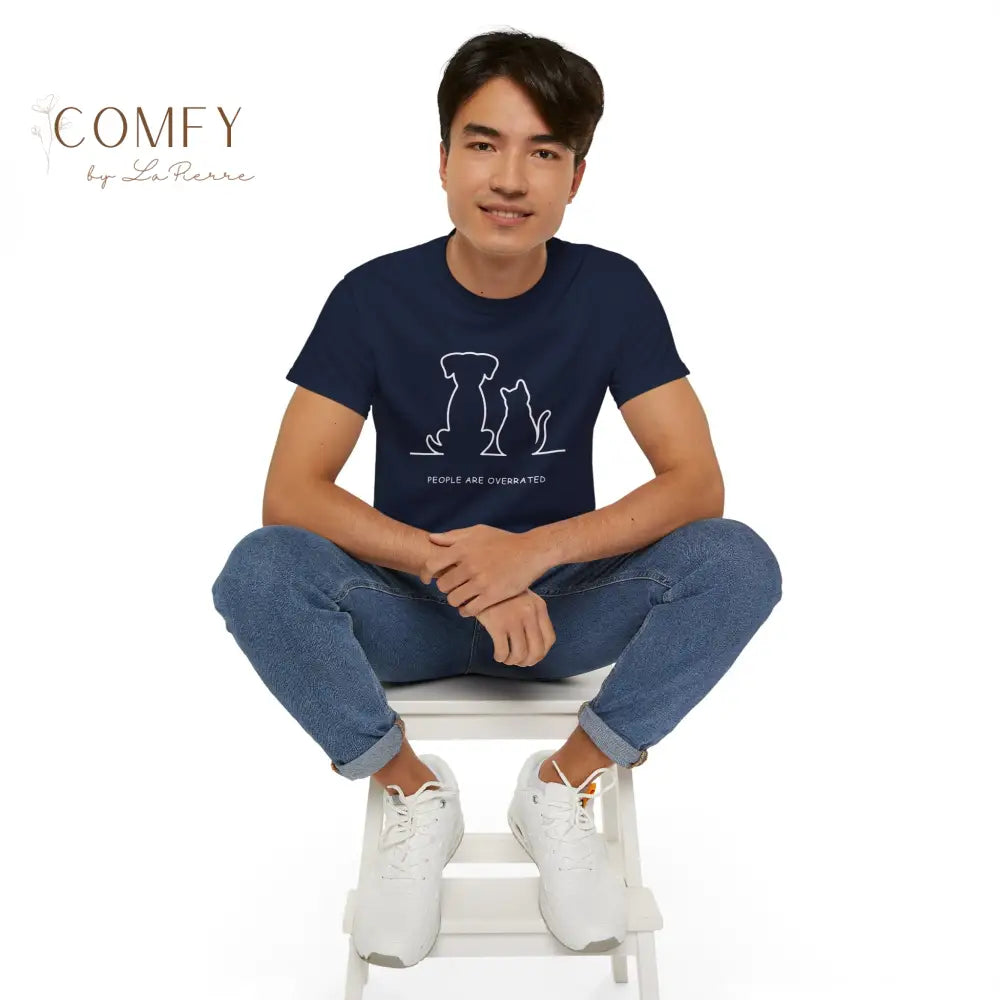 People Are Overrated Shirt • Funny Animal Lover Tee • Unisex Ultra Cotton T-Shirt (S–5XL) T-Shirt